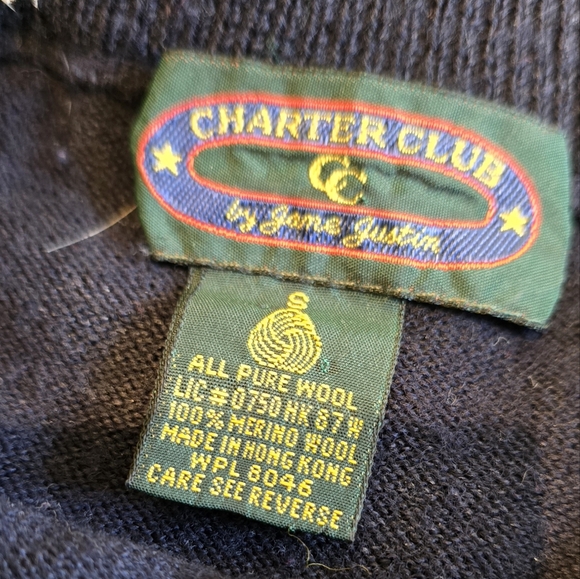 Vintage Charter Club 100% Merino Wool Flare Skirt. Size Small - Picture 5 of 5